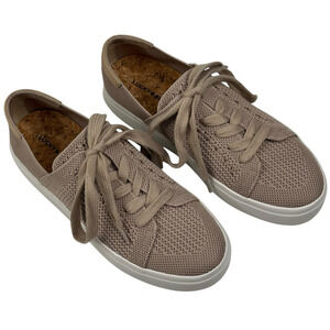 Lucky Brand Talena Dove Knit Platform Sneakers Womens Size 8M Stretch New $79